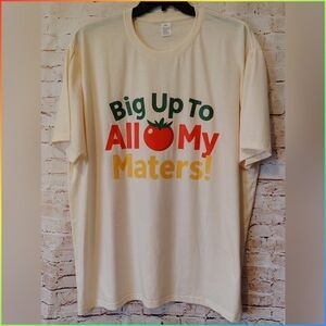 Cream T-Shirt with Fun Print